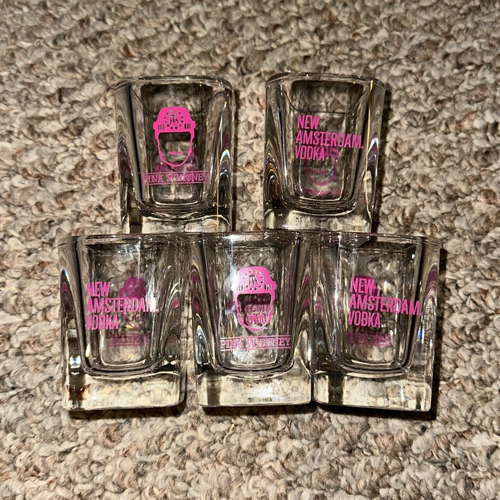5 Barstool Sports Vodka Shot Glasses